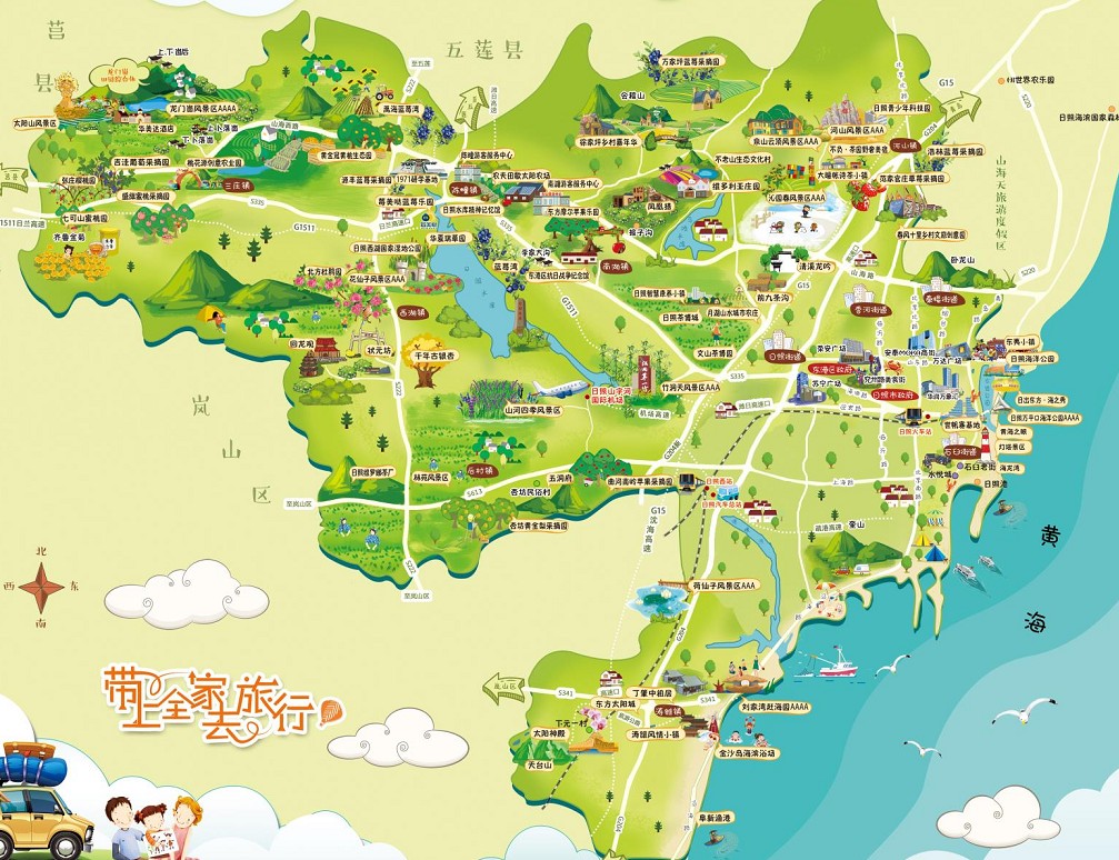清溪镇景区使用手绘地图给景区能带来什么好处？